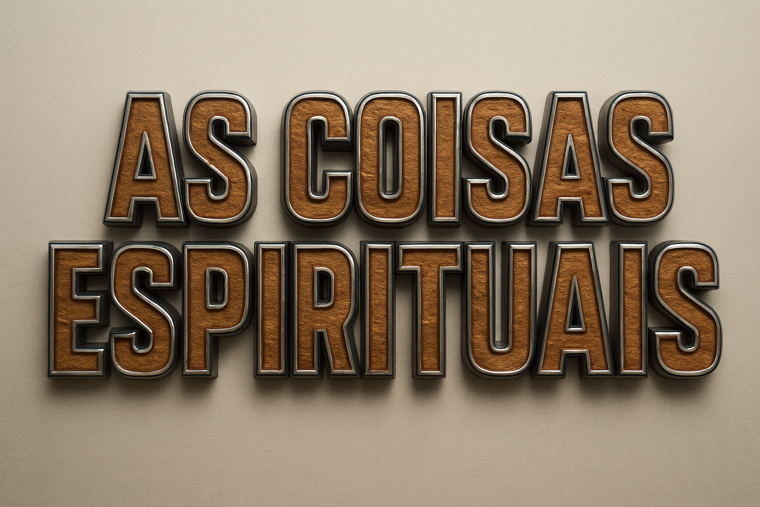 As Coisas Espirituais